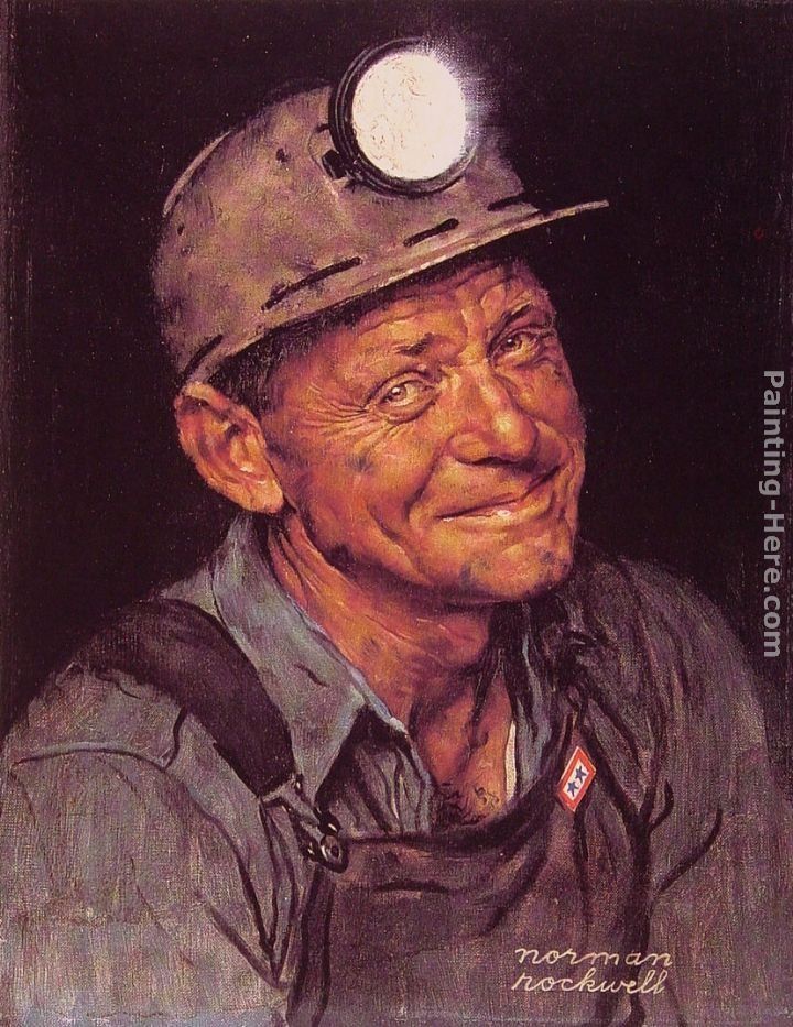 Norman Rockwell Mine America's Coal